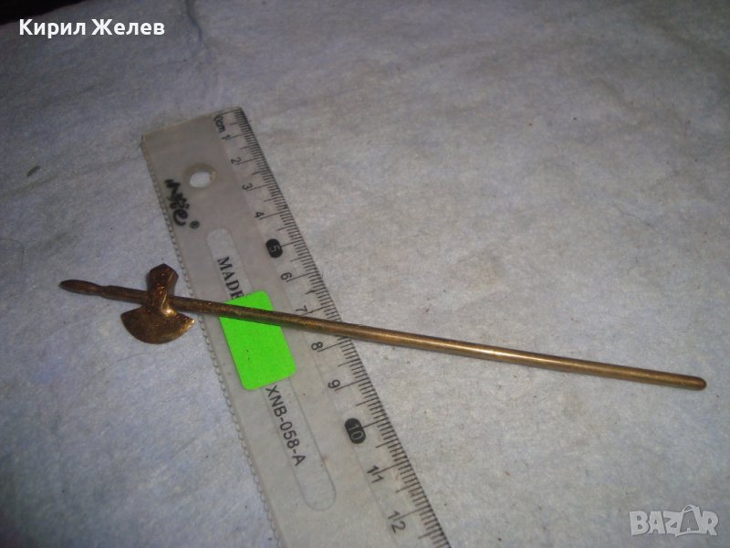 МИНИАТЮРНА БРОНЗОВА АЛЕБАРДА за КОЛЕКЦИЯ РЯДКА КРАСИВА 31090, снимка 1
