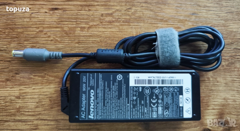 зарядно за лаптоп Lenovo 92P1107 20V 4.5A 90W, снимка 1