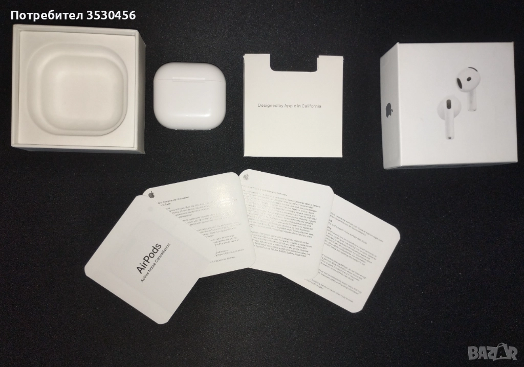 Apple Airpods 4-то поколение, снимка 1