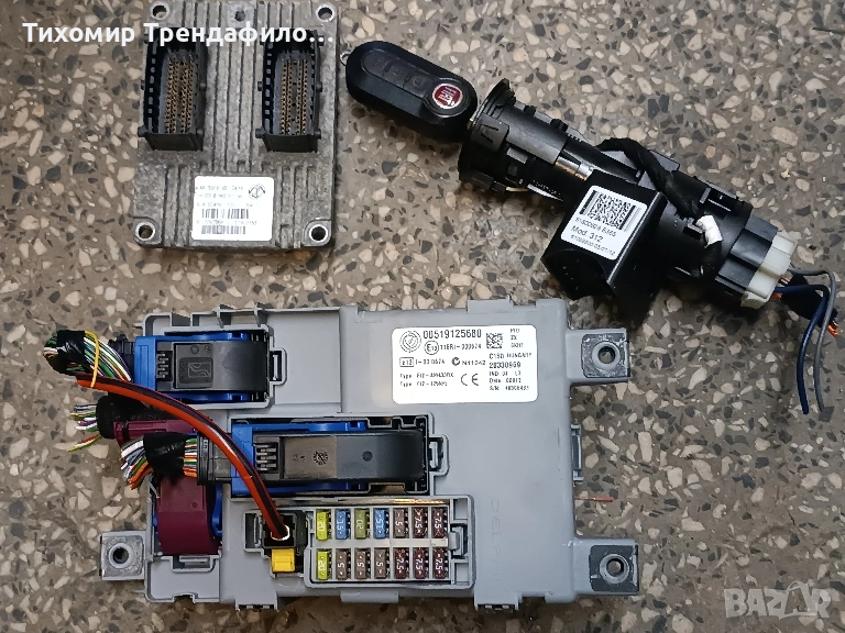 start kit FIAT 500 ECU IAW5SF9.MS , HW405 , 51903153 , Body 00519125680 , 28330969 , 51800628  , снимка 1