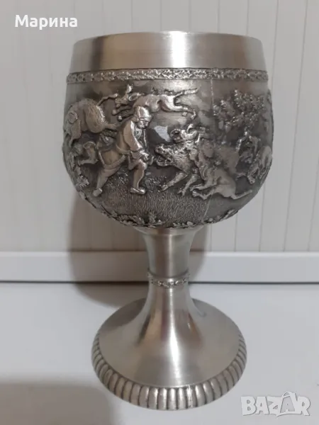 Бокал- кубок 250 мл. от калай Antik*Vintage#60, снимка 1