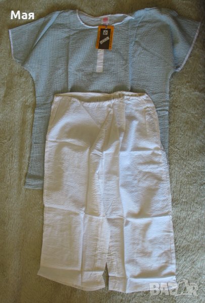 Нова Дамска/юношеска пижама - 100% памук, крепон, снимка 1