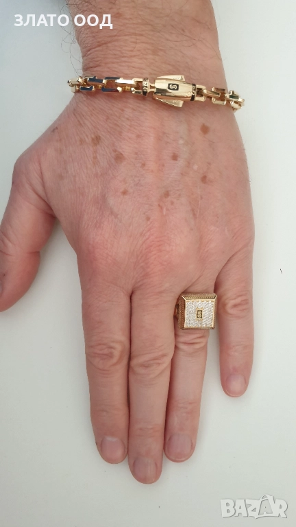 Златни гривни тип Monaco  14К, снимка 1