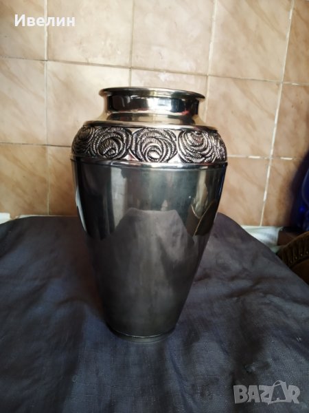 метална ваза в стил арт деко, снимка 1