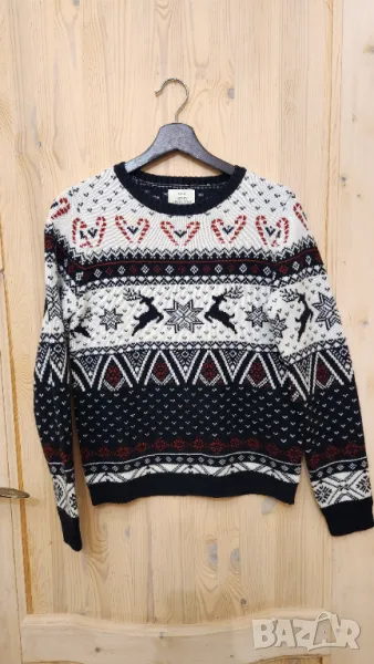 Дамски коледен пуловер, снимка 1