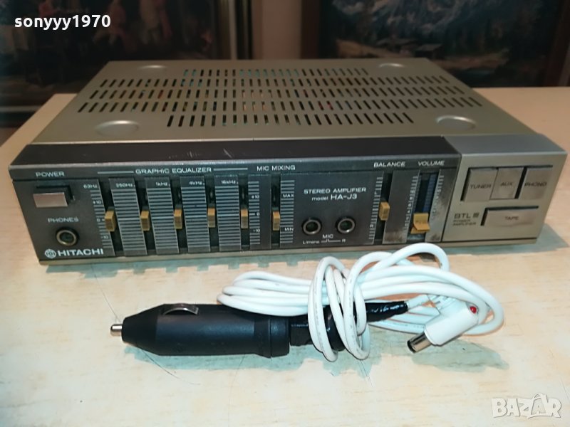 HITACHI model HA-J3-MADE IN JAPAN 27Х20СМ-220/12v, снимка 1