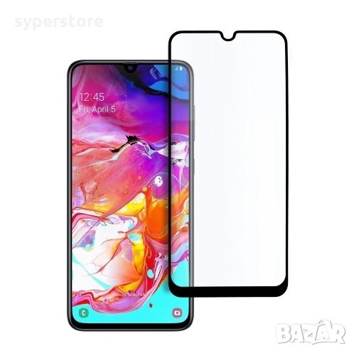 Стъклен протектор за Samsung Galaxy A70s A707 9D FullFace FullGlue лепило по цялата повърност, снимка 1
