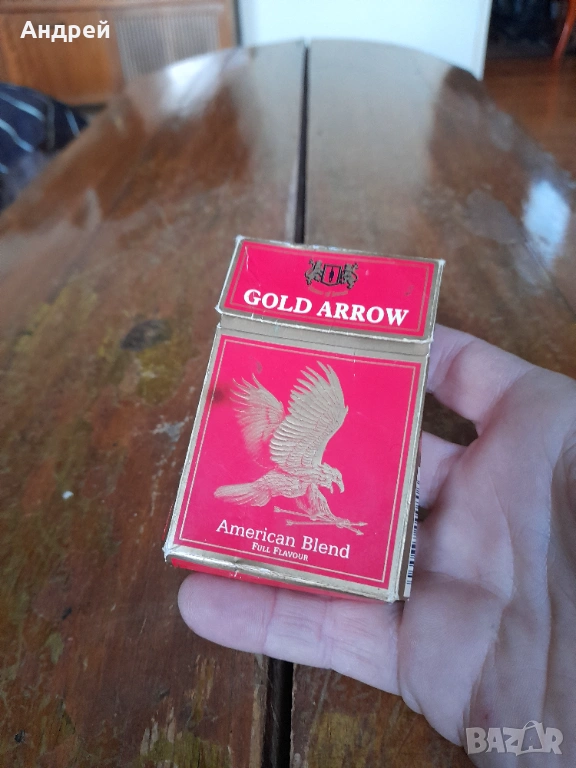 Кутия от цигари Gold Arrow, снимка 1
