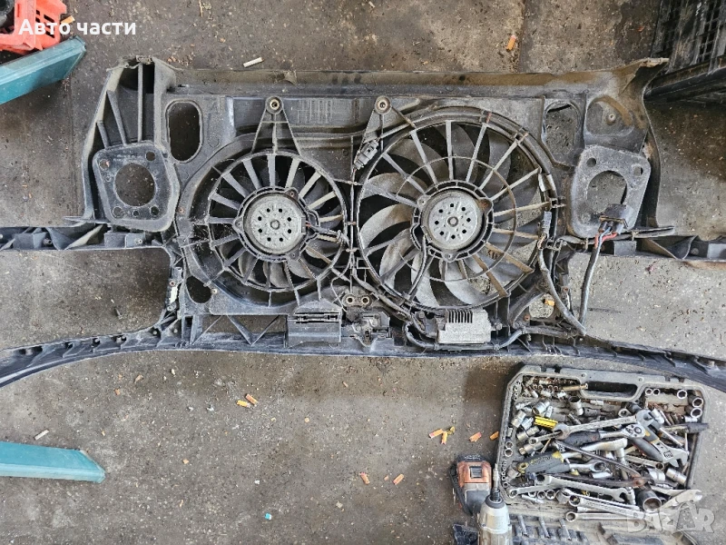 Audi A4 S4 B6 8E 8H Вентилатор за охлаждане на електрическия радиатор 8E0121205N 8E0959501D 870669Z, снимка 1