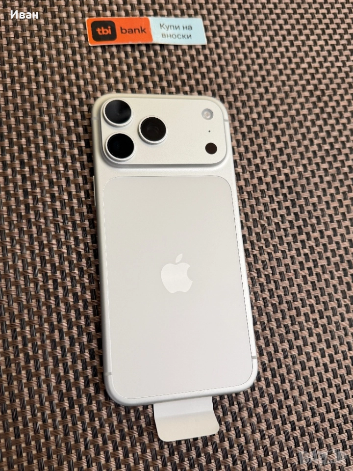 НОВ!*ЛИЗИНГ* iPhone 17 Pro Max 90лв/м 256* / Silver*17 про макс, снимка 1