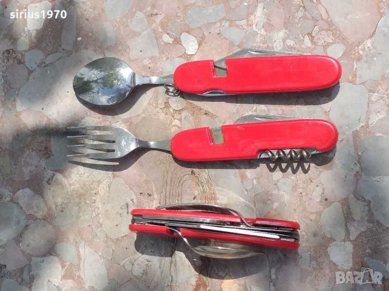 Колекционерска ножка за хранене вилица лъжица нож отварачка, снимка 1