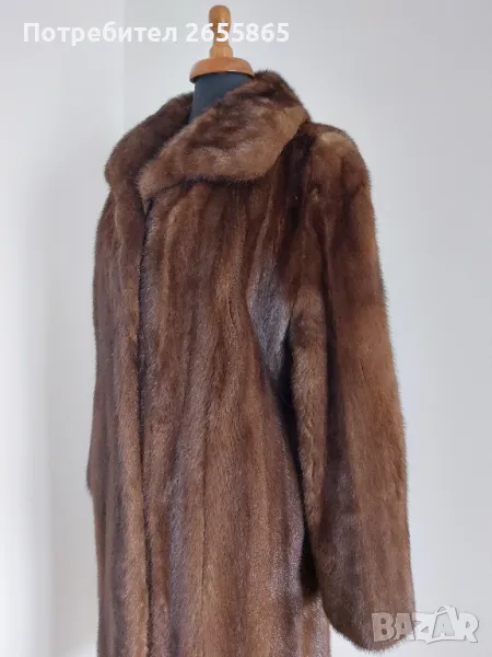Дълго палто от норка, снимка 1