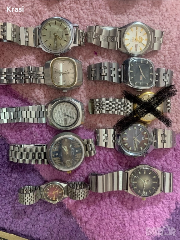 Работещи стари автоматични часовници , снимка 1