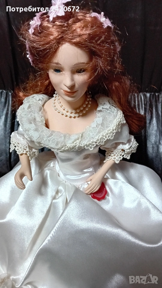 колекционерска порцеланова кукла, снимка 1