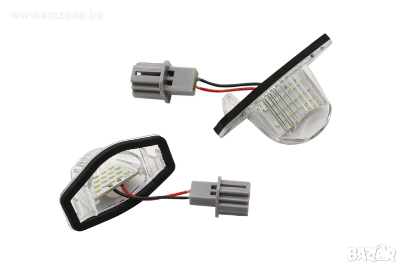 ЛЕД LED Диодни плафони за регистрационен номер Хонда HONDA CR-V FR-V HR-V Jazz Stream Accord Logo, снимка 1