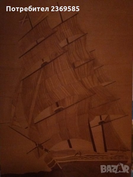 Продавам Уникална картина ръчна изработка.Картината е на 50г.в 84см ш48 дебелина 2см, снимка 1