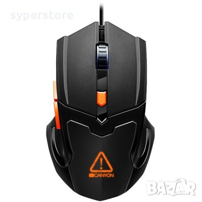 Мишка Геймърска Оптична USB CANYON CND-SGM02RGB Vigil GM-2, 3200dpi, 6btn, LED подсветка, снимка 1