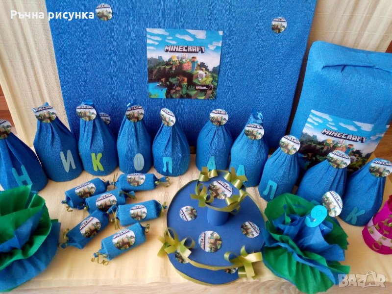 Украса тема  Майнкрафт, снимка 1