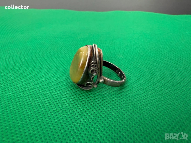 Сребърен пръстен стил - Ар Нуво. №7581, снимка 1