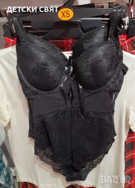 Еротично дамско боди с твърди чашки, снимка 1