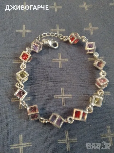 Нова, сребърна гривна. Поставена в кутия лукс, снимка 1