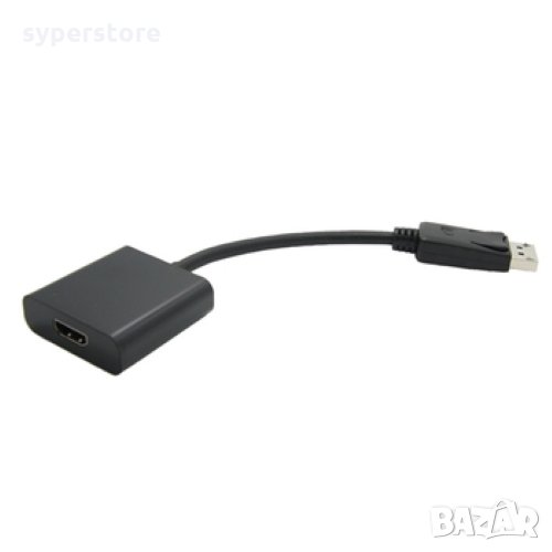 Преходник от DP M към HDMI F Digital One SP01200 Адаптер Display Port to HDMI F, снимка 1