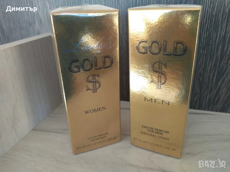 Оригинален  парфюм Gold $ EDP, 35 мл, снимка 1