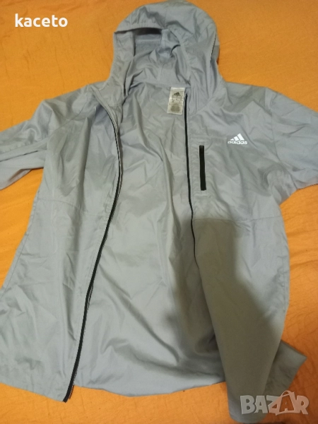 Оригинална горница с качулка-ветровка adidas ,размер M, снимка 1