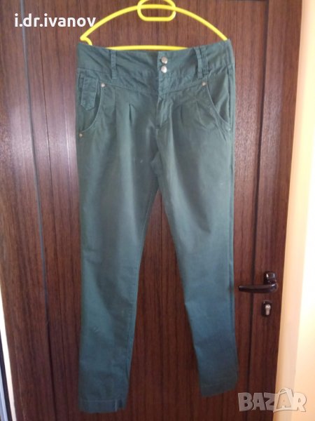 ONLY тъмнозелен панталон , снимка 1