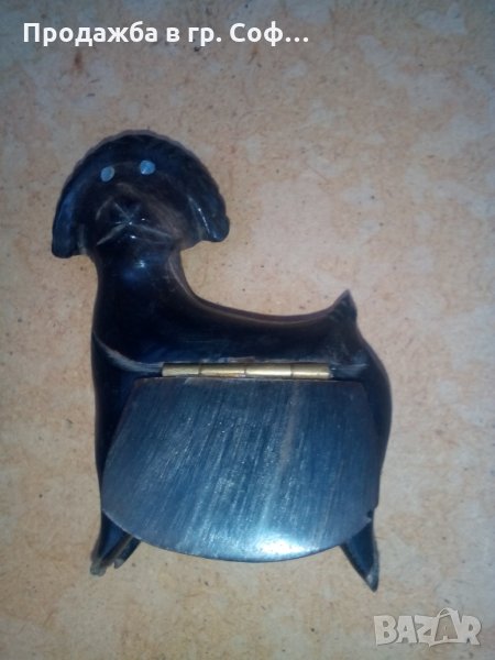 Кутийка от рог на крава, снимка 1