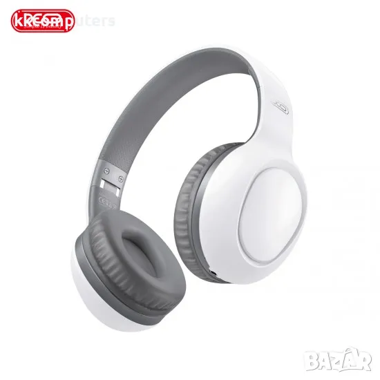 Слушалки големи XO BE35 Bluetooth, Бели, снимка 1
