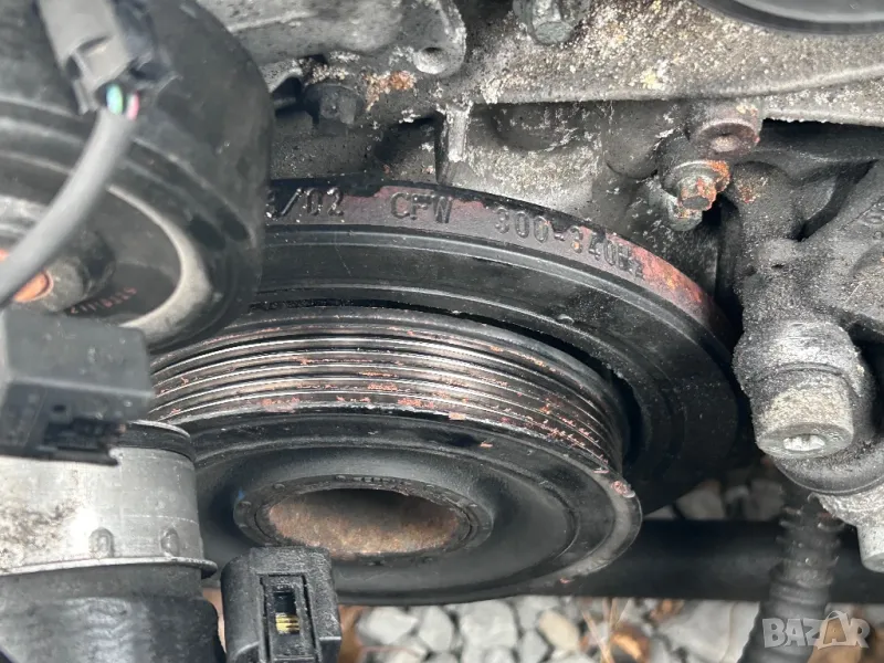 A6110301303 шайба колянов вал демпферна шайба mercedes w211 e class 2002 2003, снимка 1