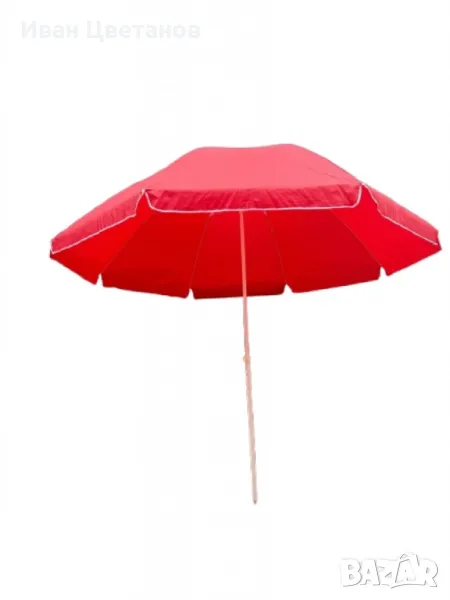 Функционален чадър за градина и плаж – Ø2.70 м, височина 2.50 м, снимка 1