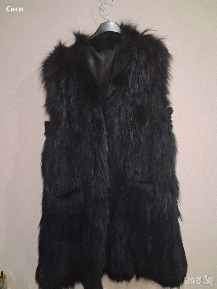 Дамски дълъг елек ест косъм, снимка 1