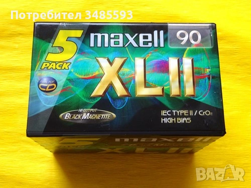 MAXELL XLII 90 5 pack NEW , снимка 1