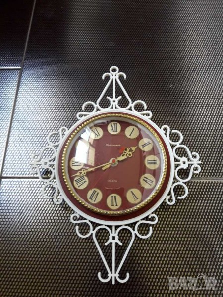 Стар стенен часовник -Янтар , снимка 1