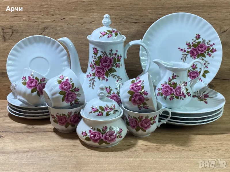 Баварски порцеланов сервиз за кафе -WUNSIEDEL Bavaria, снимка 1