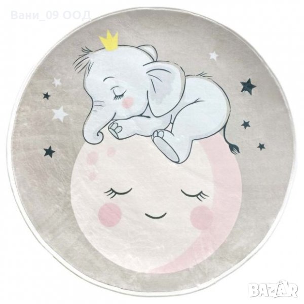 Кръгъл детски килим 80см, снимка 1