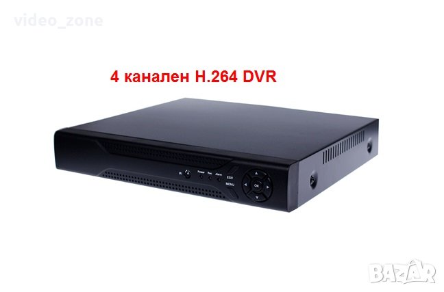 Цифров 4 канален H.264 4ch DVR - видеорекордер Full HD, снимка 1