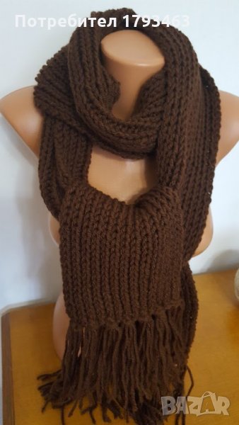 Ръчно плетен класически  шал, снимка 1