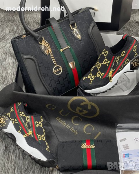 Дамски спортни обувки портфейл и чанта Gucci код 105, снимка 1