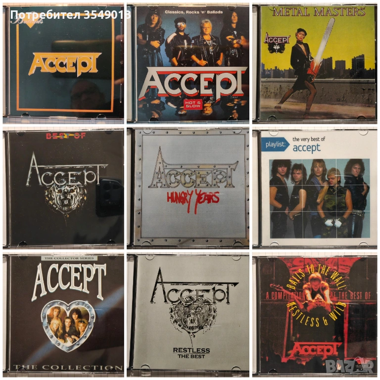 Неофициални cd / цд дискове - нови - ACCEPT, снимка 1