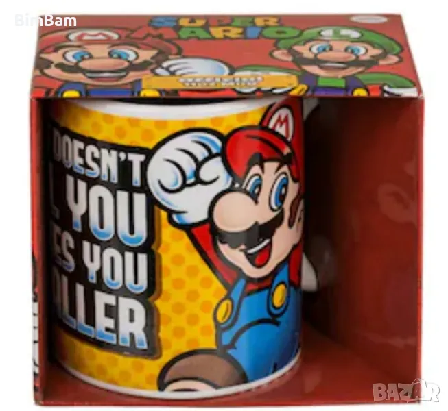 Оригинална керамична чаша Super Mario, снимка 1