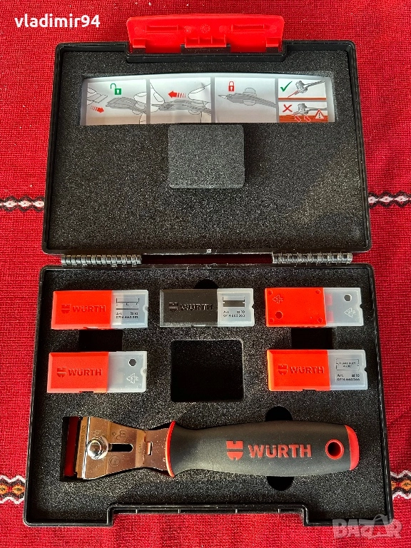 Wurth комплект стъргалки, снимка 1