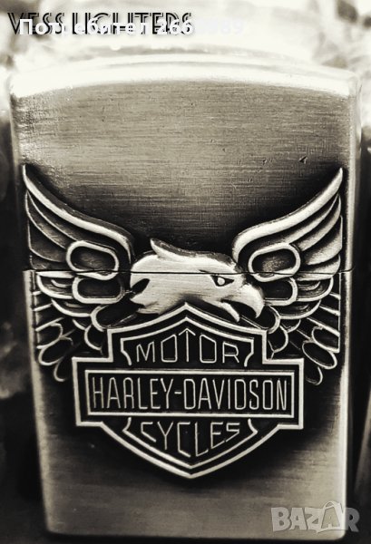 Газова запалка Harley Davidson метална с мек пламък , снимка 1