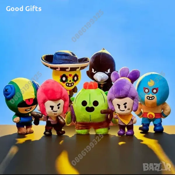 Плюшена играчка Brawl Stars Buddies Spike Cactus, снимка 1