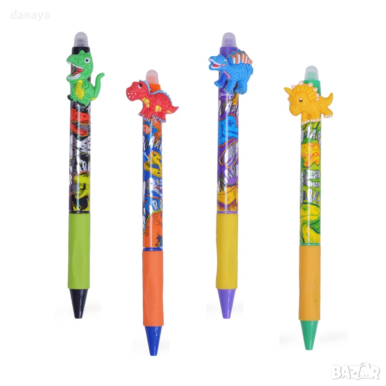 6291 Изтриваем син химикал с гума и Dino фигурка, снимка 1