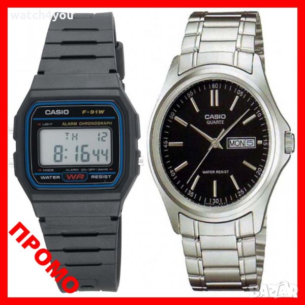 ВСИЧКИ МОДЕЛИ CASIO. НОВ CASIO F91w. ОРИГИНАЛНИ ЧАСОВНИЦИ КАСИО НАЙ-ДОБРА ЦЕНА, снимка 1