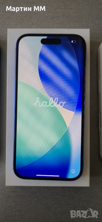 iPhone 16, 128GB, Ultramarine КАТО НОВ, снимка 1