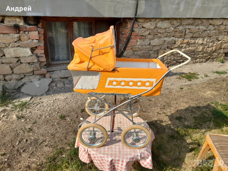 Стара детска количка за кукли #3, снимка 1